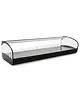 SAYL Neutrale Vitrine | SHARK | Zwart | 1 Niveau | 840x395x270(h)mm 