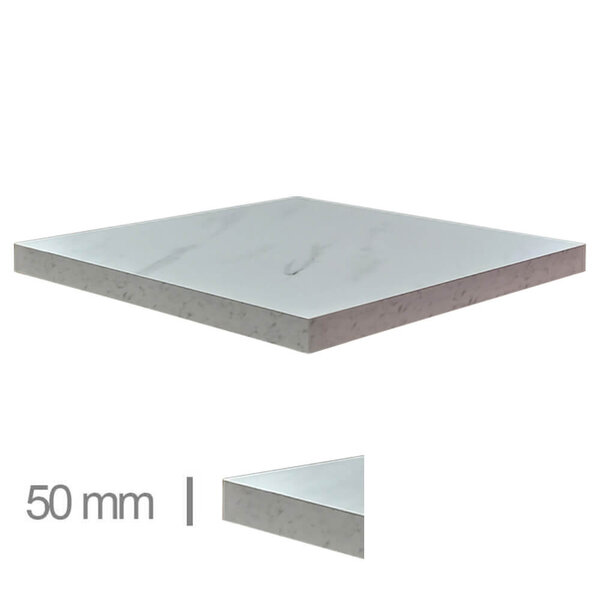 Tafelblad | DUBLIN | Marmerlook (Wit) | Indoor | 600x600x50(h)mm