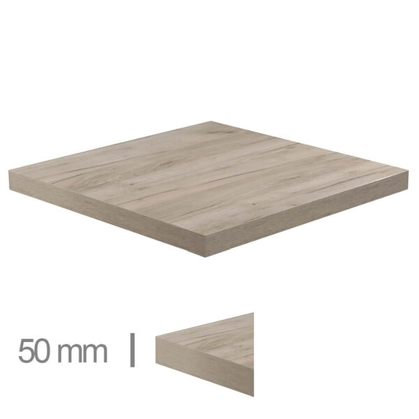 Tafelblad | DUBLIN | Houtlook | Indoor | 700x700x50(h)mm
