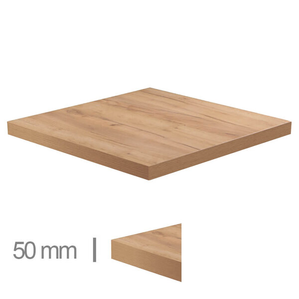 Tafelblad | DUBLIN | Houtlook | Indoor | 700x700x50(h)mm