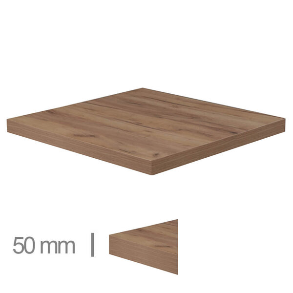 Tafelblad | DUBLIN | Houtlook | Indoor | 800x800x50(h)mm