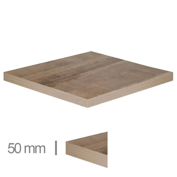 Tafelblad | DUBLIN | Houtlook | Indoor | 700x700x50(h)mm