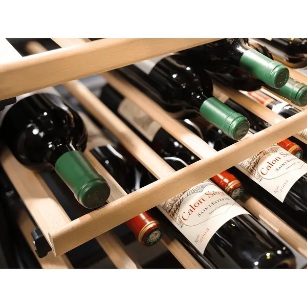 Inbouw-Wijnkoelkast | GRAND CRU | 34x 75cl | RVS | 2 Zones | +5°C/+20°C | Geforceerd | Temperatuur-/Deuralarm | 597x577x818(h)mm