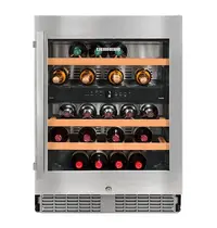 Liebherr Inbouw-Wijnkoelkast | GRAND CRU | 34x 75cl | RVS | 2 Zones | +5°C/+20°C | Geforceerd | Temperatuur-/Deuralarm | 597x577x818(h)mm 