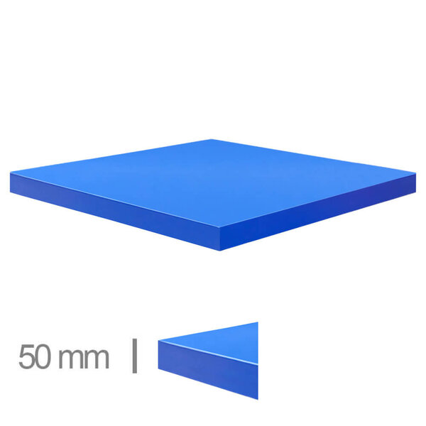 Tafelblad | DUBLIN | Blauw | Indoor | 600x600x50(h)mm
