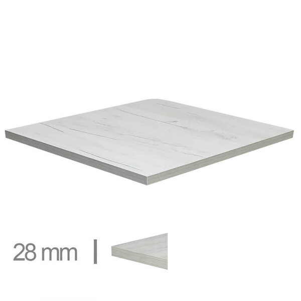 Tafelblad | MADRID | Houtlook | Indoor | 700x700x28(h)mm