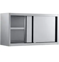 CombiSteel Wandkast | PRIME | RVS | Schuifdeuren | Diepte 400 | Hoogte 660 | Breedte 1000-2000 