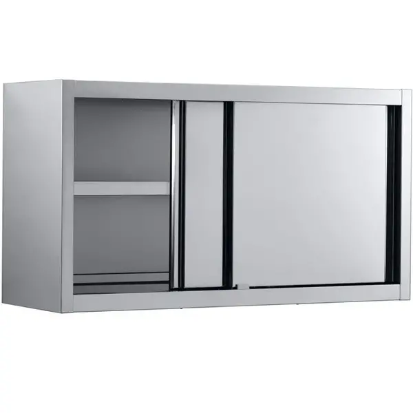 Wandkast | PRIME | RVS | Schuifdeuren | Diepte 400 | Hoogte 660 | Breedte 1000-2000