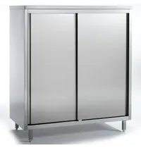 CombiSteel Voorraadkast | PRIME | RVS | Schuifdeuren | Diepte 600 | Hoogte 2000 | Breedte 1200-2000 