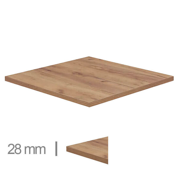 Tafelblad | MADRID | Houtlook | Indoor | 600x600x28(h)mm