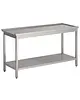 CombiSteel Afvoertafel (Rechts) | RVS | Bodemschap | 1500x750x900(h)mm 