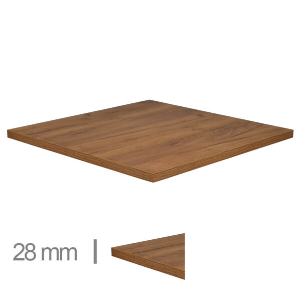 Tafelblad | MADRID | Houtlook | Indoor | 700x700x28(h)mm