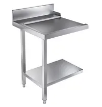 CombiSteel Afvoertafel (Links) | RVS | Bodemschap | Achteropstand | 700x800x900(h)mm 