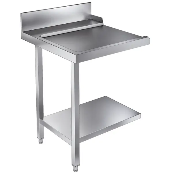 Afvoertafel (Links) | RVS | Bodemschap | Achteropstand | 700x800x900(h)mm