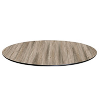 Werzalit Tafelblad | COMPACT | Houtlook (Eiken) | In-/Outdoor | Ø690x12(h)mm 