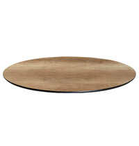 Werzalit Tafelblad | COMPACT | Houtlook (Eiken) | In-/Outdoor | Ø690x12(h)mm 