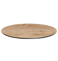 Werzalit Tafelblad | COMPACT | Houtlook (Eiken) | In-/Outdoor | Ø690x12(h)mm 