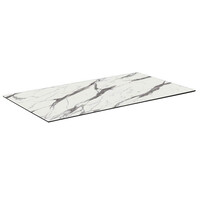 Werzalit Tafelblad | COMPACT | Marmerlook (Wit) | In-/Outdoor | 690x1200x12(h)mm 