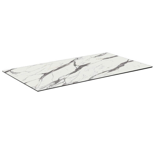 Tafelblad | COMPACT | Marmerlook (Wit) | In-/Outdoor | 690x1200x12(h)mm