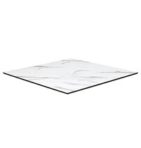 Werzalit Tafelblad | COMPACT | Marmerlook (Wit) | In-/Outdoor | 690x690x12(h)mm 