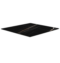Werzalit Tafelblad | COMPACT | Marmerlook (Zwart) | In-/Outdoor | 690x690x12(h)mm 