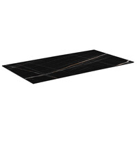 Werzalit Tafelblad | COMPACT | Marmerlook (Zwart) | In-/Outdoor | 690x1200x12(h)mm 