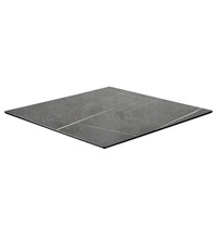 Werzalit Tafelblad | COMPACT | Marmerlook (Zwart) | In-/Outdoor | 690x690x12(h)mm 