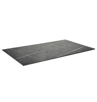 Werzalit Tafelblad | COMPACT | Marmerlook (Zwart) | In-/Outdoor | 690x1200x12(h)mm 