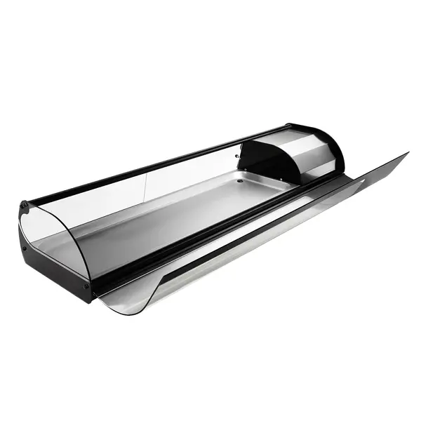 Tapasvitrine | CLASSIC | Zwart | 4x 1/3 GN | +2°C/+6°C | Statisch | 1 Niveau | 1085x395x245(h)mm