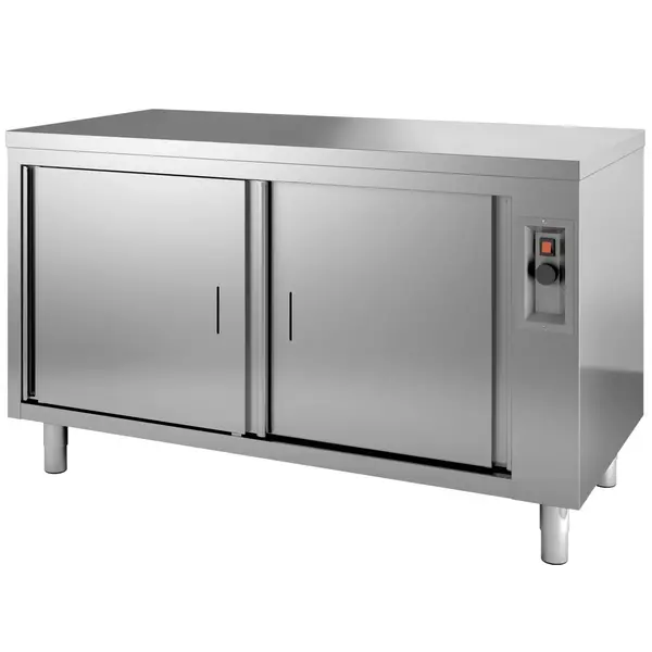 Warmhoudkast | PRIME | RVS | 30°C/90°C | Geventileerd | Draaideuren | 2.4kW/230V | 1000x700x850(h)mm