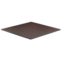 Werzalit Tafelblad | COMPACT | Houtlook (Wengé) | In-/Outdoor | 690x690x12(h)mm 