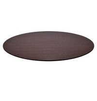 Werzalit Tafelblad | COMPACT | Houtlook (Wengé) | In-/Outdoor | Ø690x12(h)mm 
