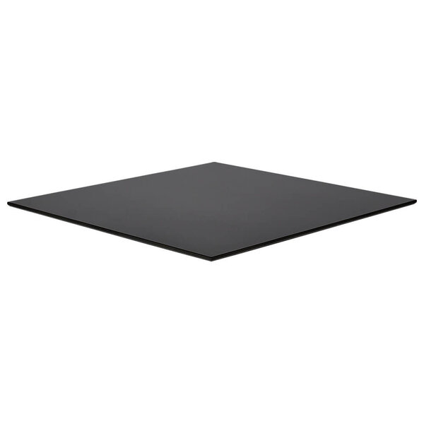 Tafelblad | COMPACT | Zwart | In-/Outdoor | 690x690x12(h)mm