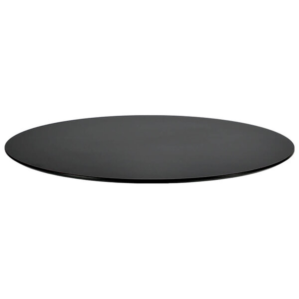 Tafelblad | COMPACT | Zwart | In-/Outdoor | Ø690x12(h)mm