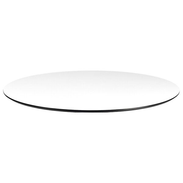 Tafelblad | COMPACT | Wit | In-/Outdoor | Ø690x12(h)mm