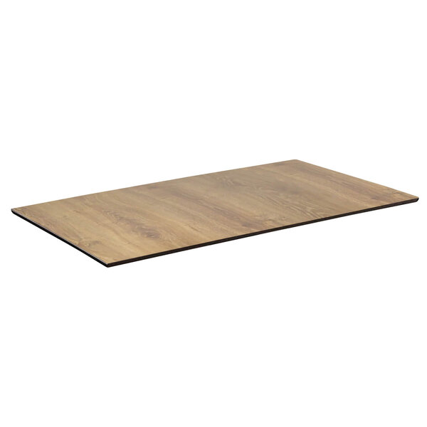 Tafelblad | COMPACT | Houtlook | In-/Outdoor | 690x1200x12(h)mm