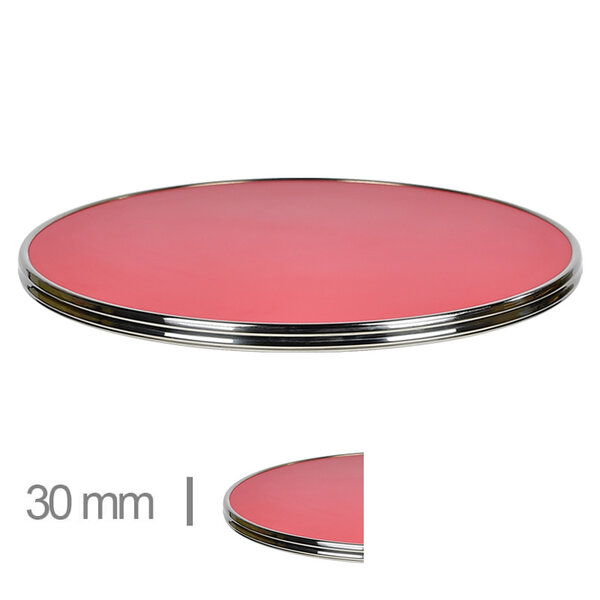 Tafelblad | SILVER | Rood | In-/Outdoor | Ø600x30(h)mm