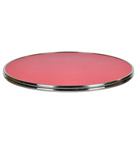 Werzalit Tafelblad | SILVER | Rood | In-/Outdoor | Ø700x30(h)mm 