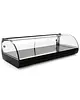 SAYL Neutrale Vitrine | CLASSIC | Zwart | 1 Niveau | 840x395x245(h)mm 