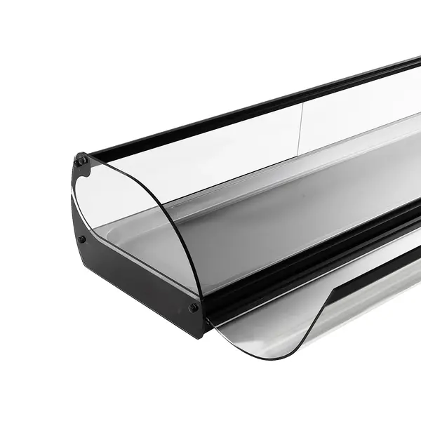 Tapasvitrine | CLASSIC | Zwart | 4x 1/3 GN | +2°C/+6°C | Statisch | 2 Niveaus | Losse Koelunit (Inbouw) | 840x395x360(h)mm