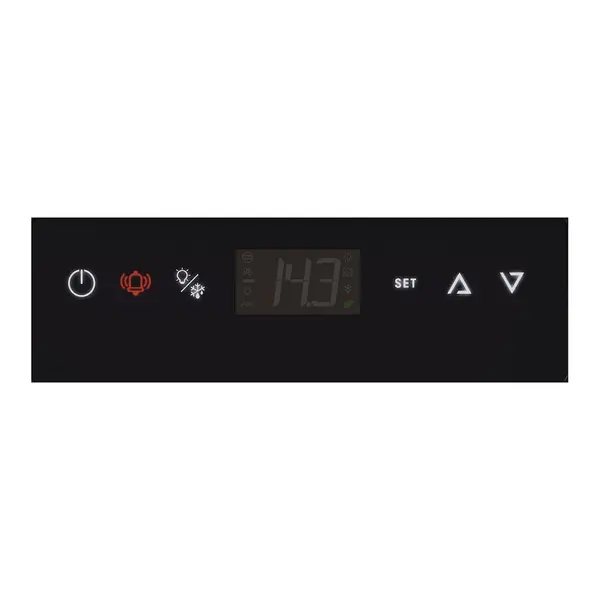 Hang-Wandunit | 6.6-12.6m³ | -5°C/+10°C | 0.54kW (230V) | Bluetooth + App | 421x876x728(h)mm