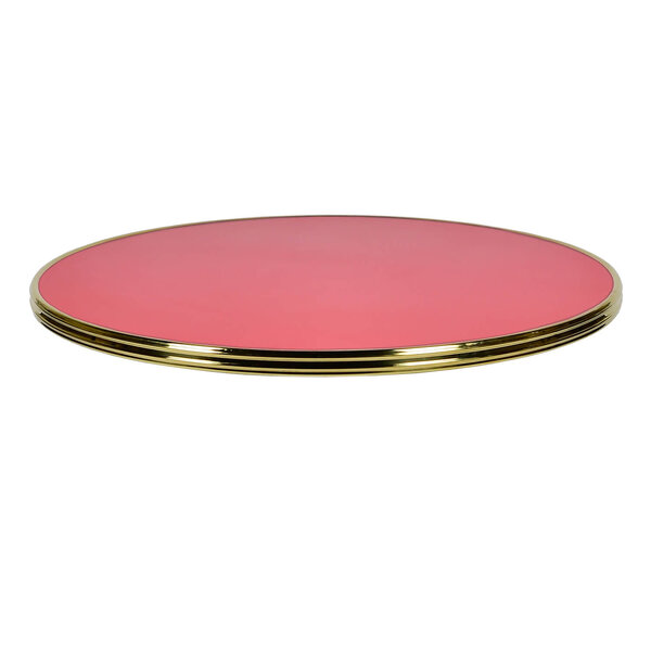 Tafelblad | GOLD | Rood | In-/Outdoor | Ø600x30(h)mm