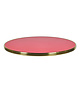 Werzalit Tafelblad | GOLD | Rood | In-/Outdoor | Ø600x30(h)mm 