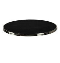 Werzalit Tafelblad | SILVER | Zwart | In-/Outdoor | Ø700x30(h)mm 