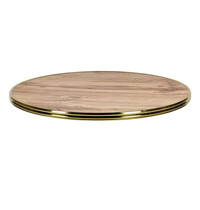 Werzalit Tafelblad | PONY | Houtlook | In-/Outdoor | Ø700x30(h)mm 