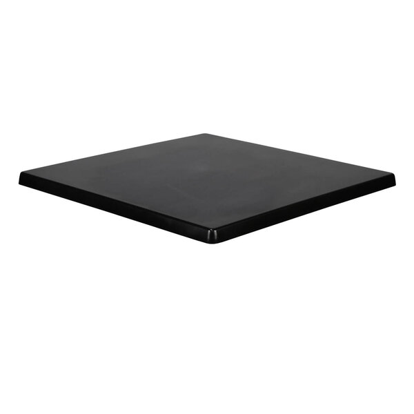 Tafelblad | Zwart | In-/Outdoor | 700x700x30(h)mm