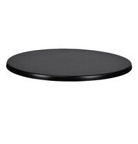Werzalit Tafelblad | Zwart | In-/Outdoor | Ø700x30(h)mm 