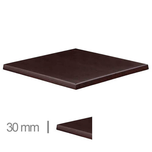 Tafelblad | Houtlook (Wengé) | In-/Outdoor | 700x700x30(h)mm