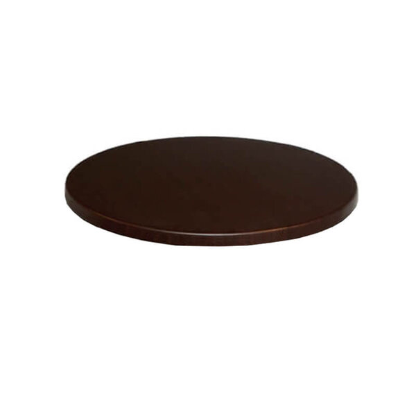 Tafelblad | Houtlook (Wengé) | In-/Outdoor | Ø600x30(h)mm