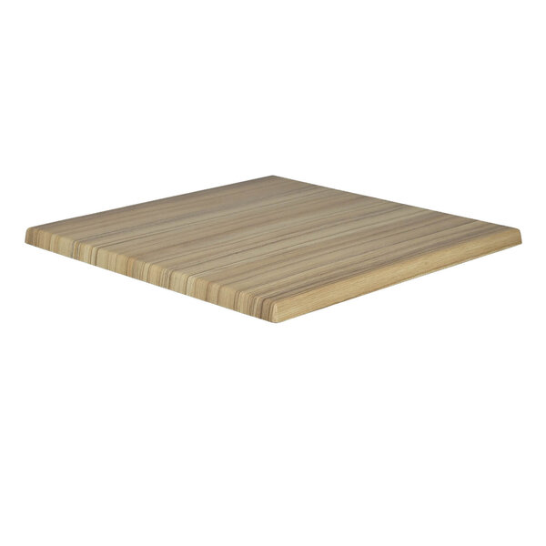 Tafelblad | COCO BOLO | Houtlook | In-/Outdoor | 700x700x30(h)mm